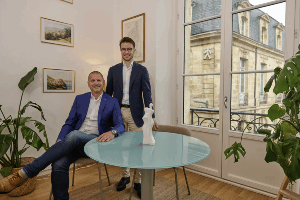Tom Marandeau et Stéphane Pupin Axesscible Bordeaux Gestion de patrimoine